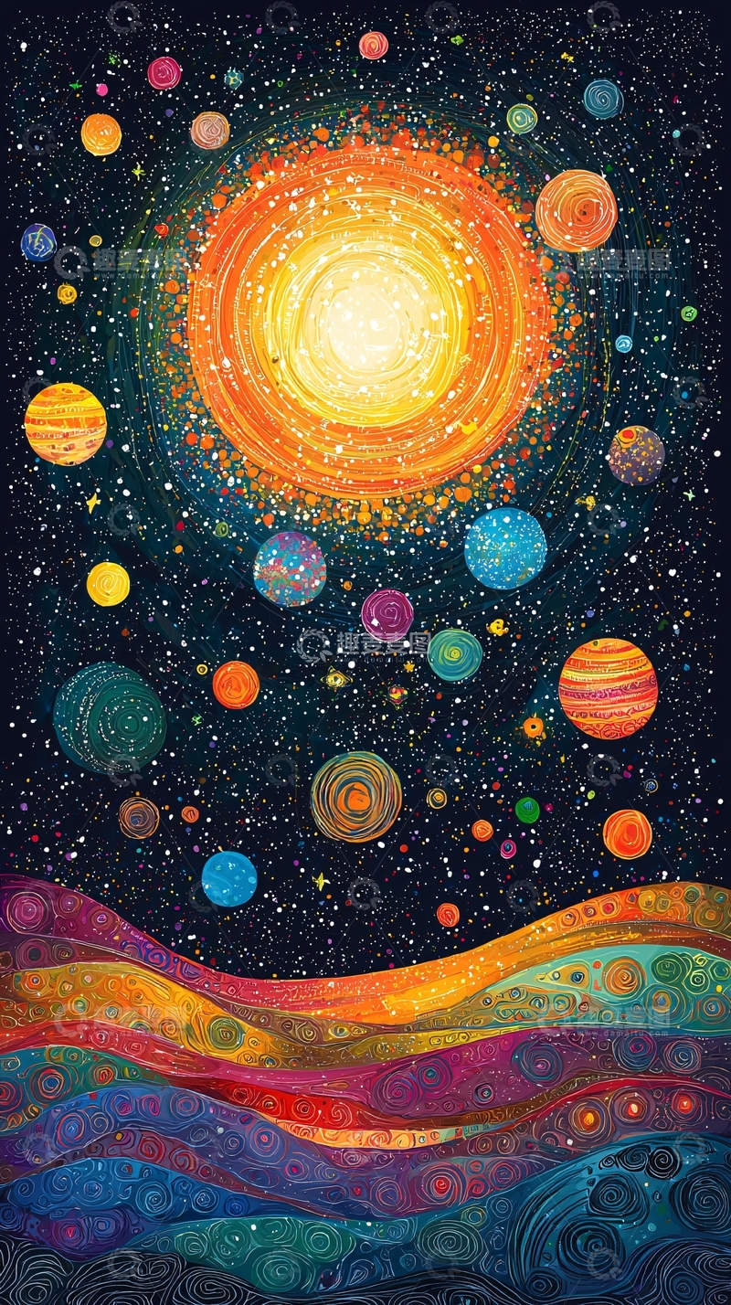 高清大图下载【趣麦麦图】星空宇宙星球