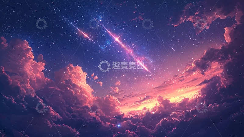 高清大图下载【趣麦麦图】梦幻星空