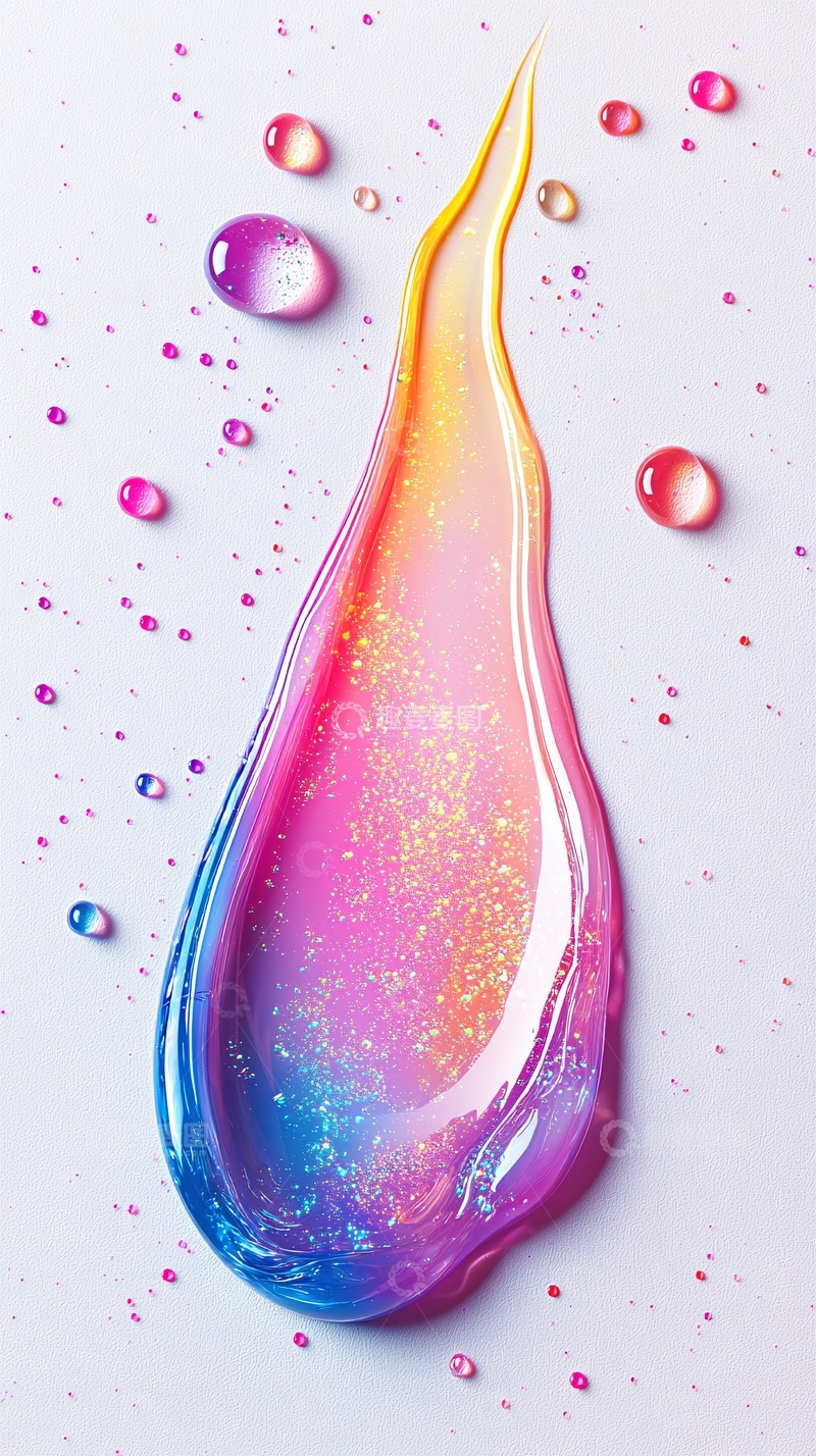 高清大图下载【趣麦麦图】彩色亮片凝胶