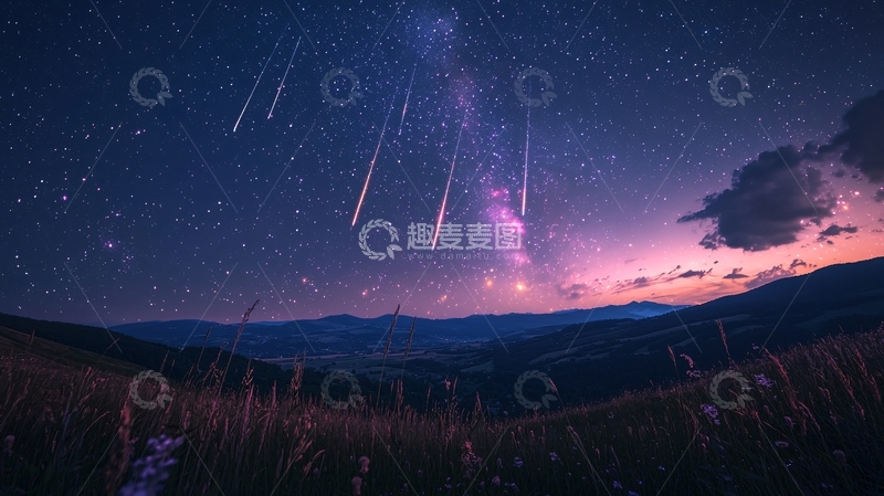 高清大图下载【趣麦麦图】流星雨