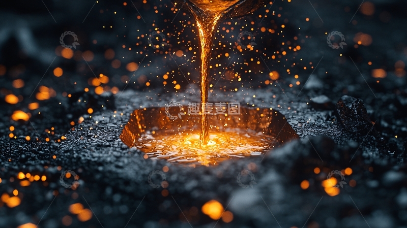 高清大图下载【趣麦麦图】-熔炼金属