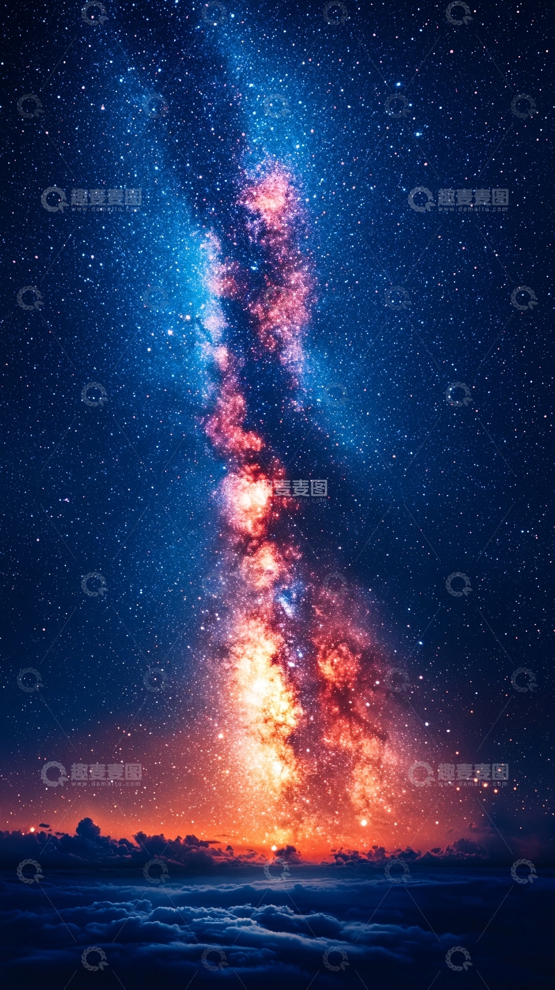 高清大图下载【趣麦麦图】高清星空银河图片