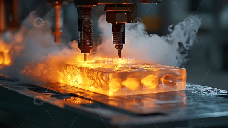 高清大图下载【趣麦麦图】高温金属加工场景