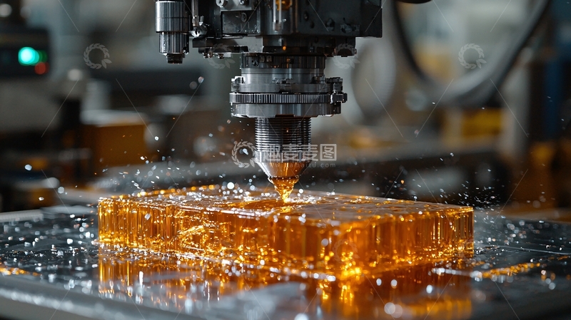 高清大图下载【趣麦麦图】机械加工特写