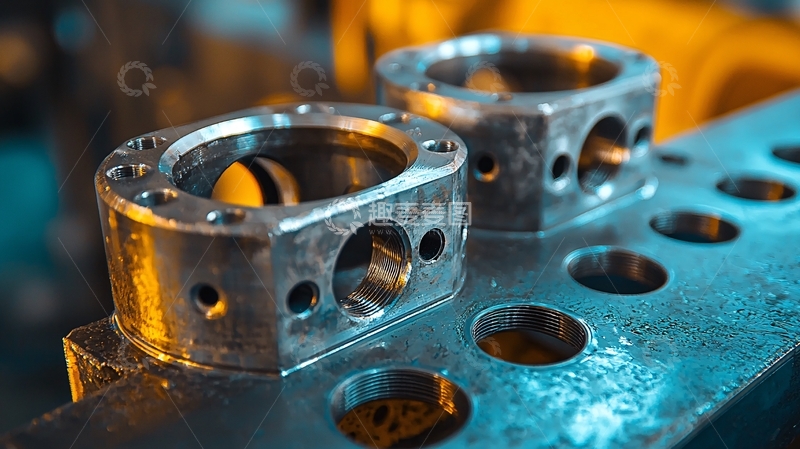 高清大图下载【趣麦麦图】金属加工零件特写