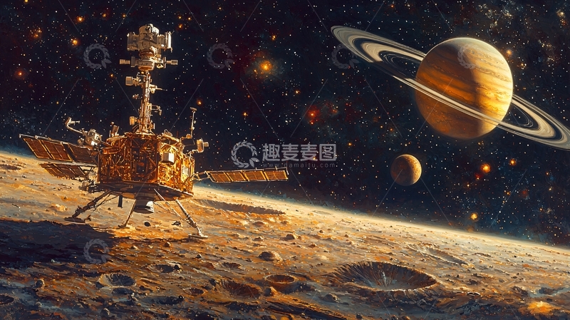 高清大图下载【趣麦麦图】宇宙飞船