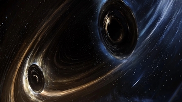 黑洞碰撞吸积盘