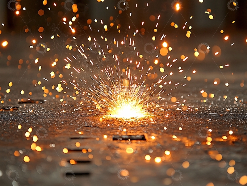 高清大图下载【趣麦麦图】金属火花四溅的场景