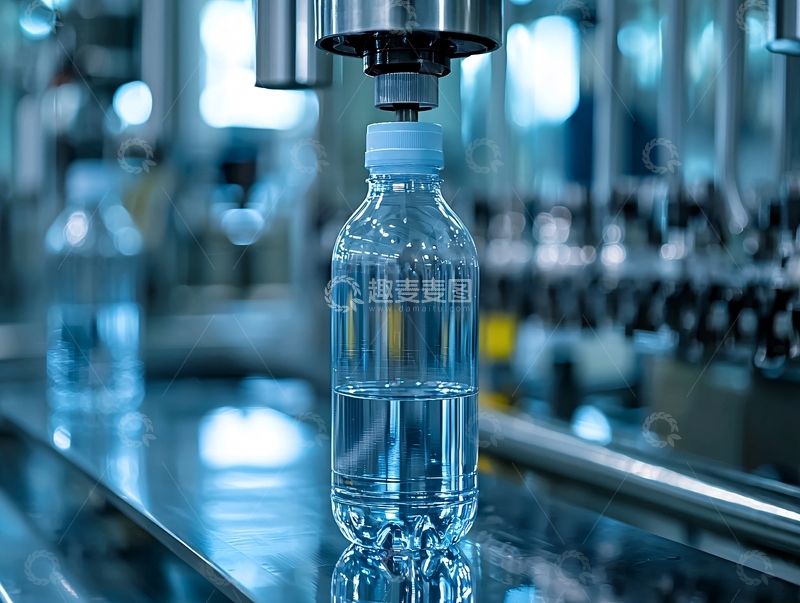 高清大图下载【趣麦麦图】自动化灌装生产线