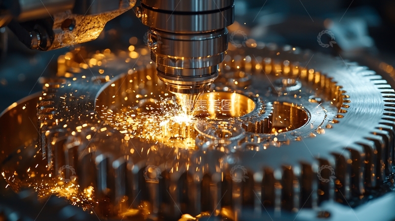 高清大图下载【趣麦麦图】机械加工特写镜头