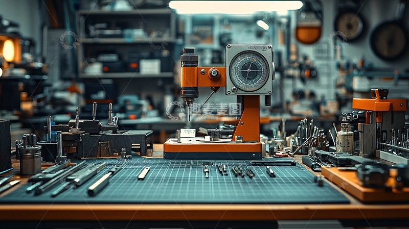高清大图下载【趣麦麦图】机械加工车间