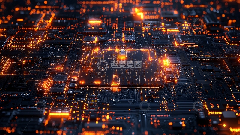 高清大图下载【趣麦麦图】电路板纹理