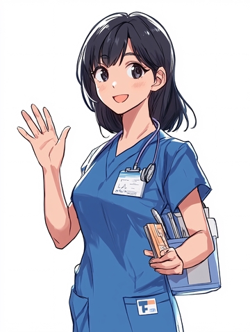 可爱护士卡通形象