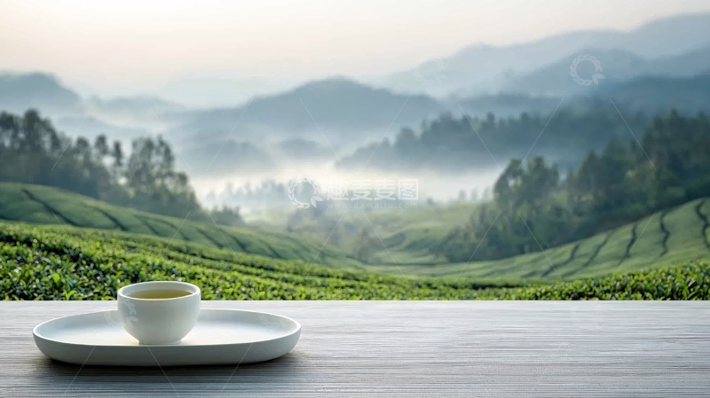 高清大图下载【趣麦麦图】茶园风光