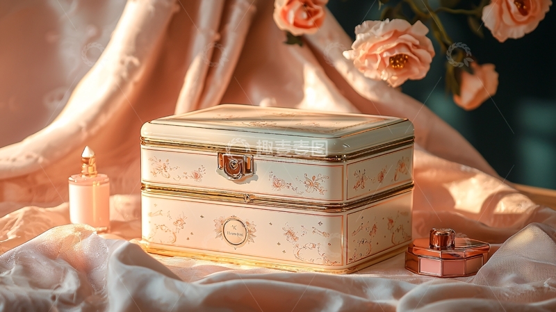 高清大图下载【趣麦麦图】复古首饰盒
