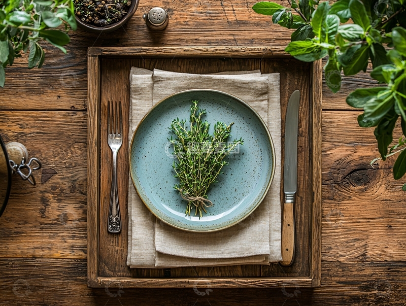 高清大图下载【趣麦麦图】精致餐盘