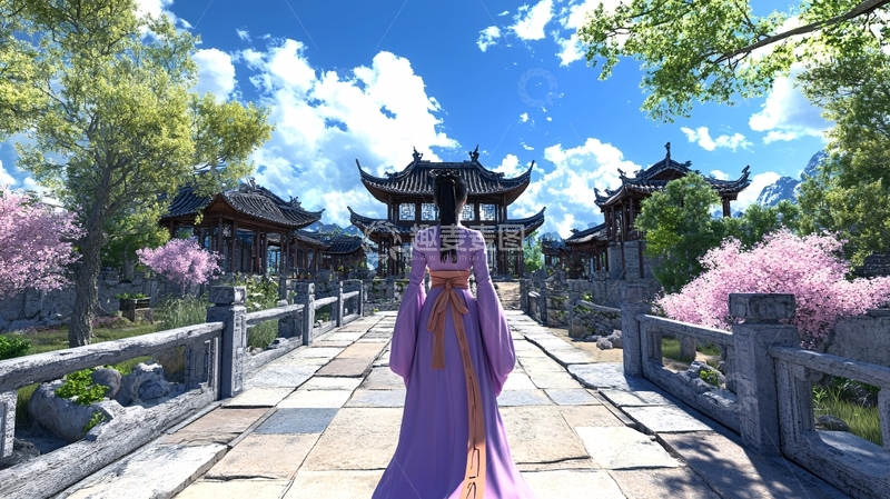 高清大图下载【趣麦麦图】古风女子