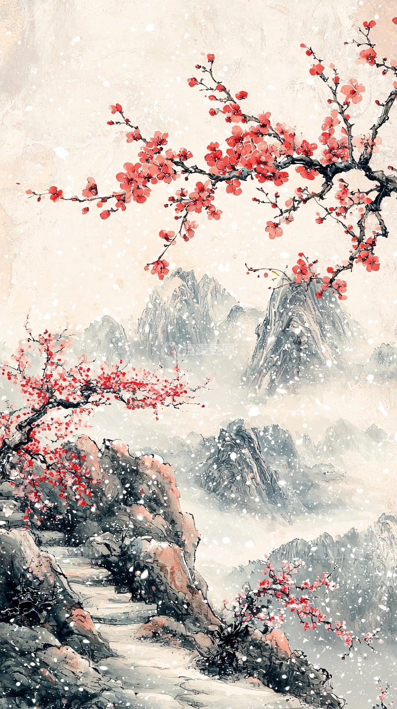 高清大图下载【趣麦麦图】水墨画