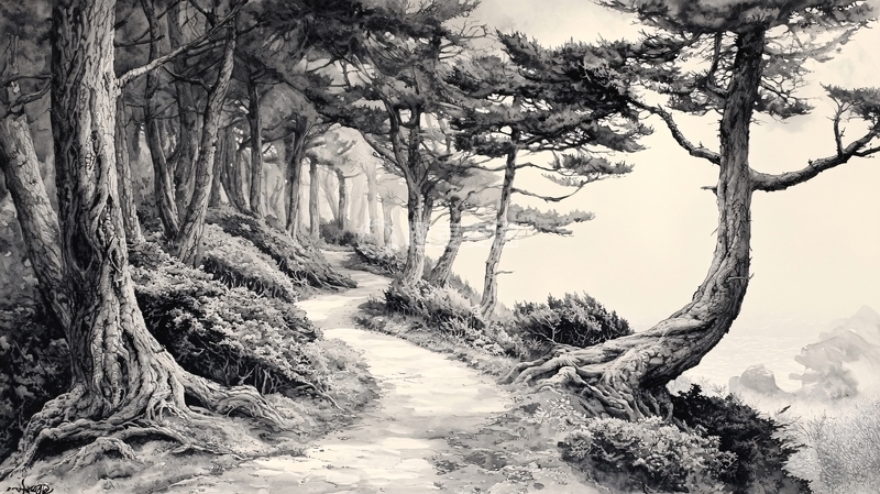 高清大图下载【趣麦麦图】黑白