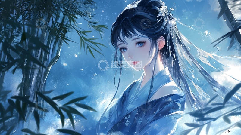 高清大图下载【趣麦麦图】古风美女