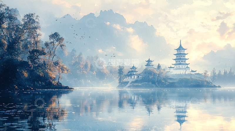 高清大图下载【趣麦麦图】水墨画