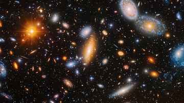 宇宙深处的星系群