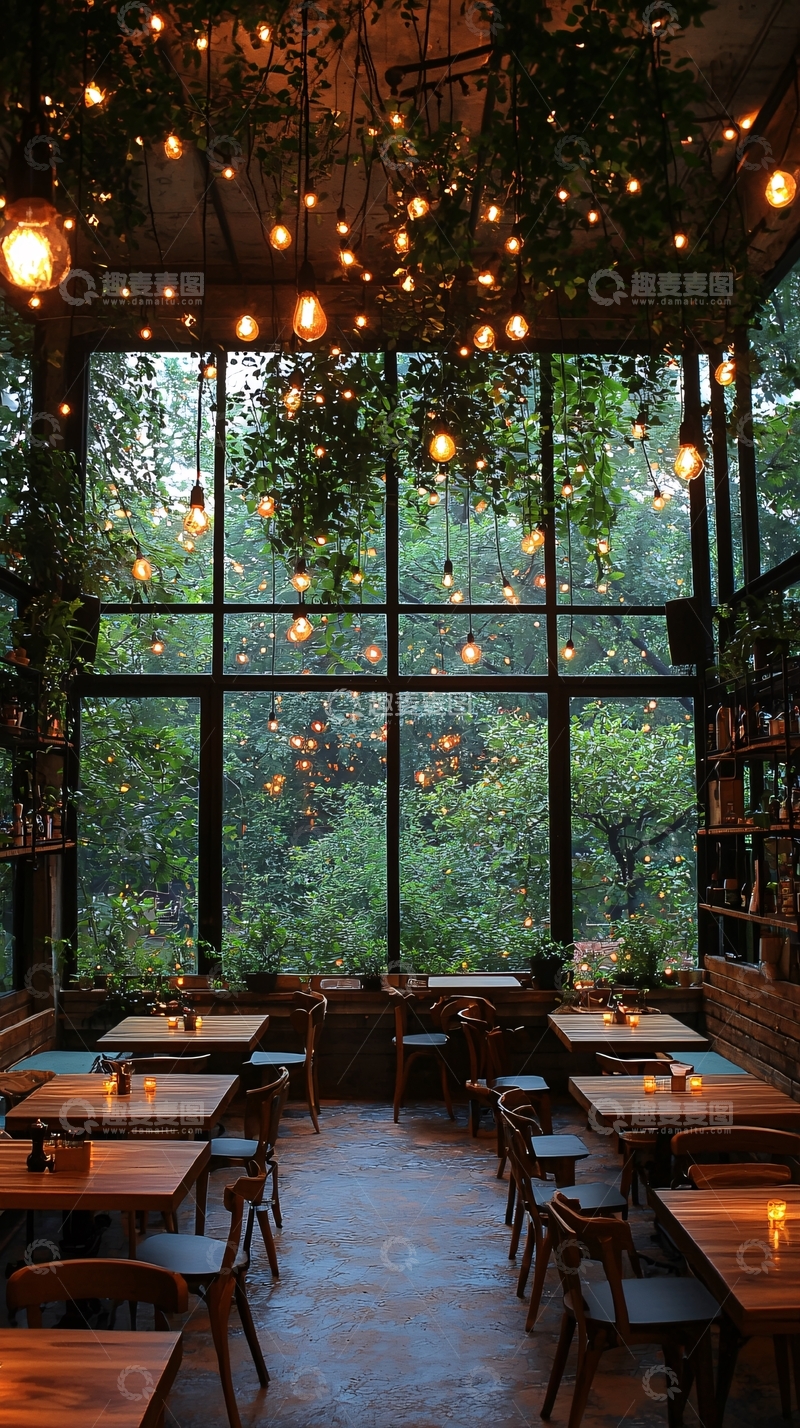 高清大图下载【趣麦麦图】氛围感餐厅
