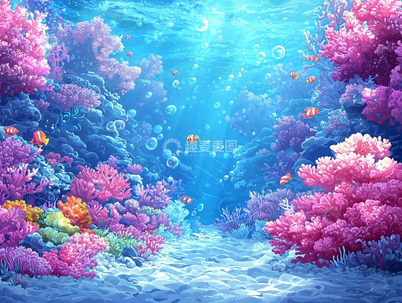 高清大图下载【趣麦麦图】梦幻海底世界