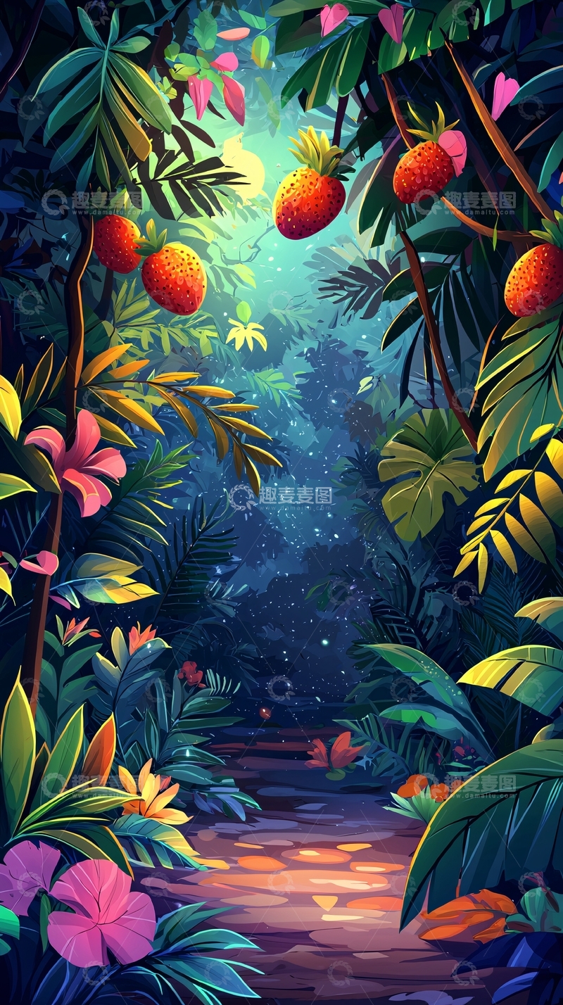 高清大图下载【趣麦麦图】热带丛林