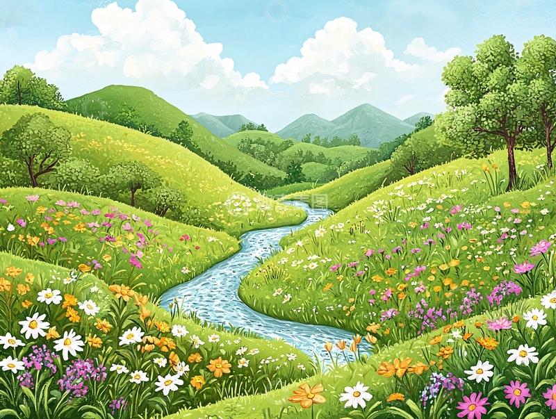 高清大图下载【趣麦麦图】绿色田园风光