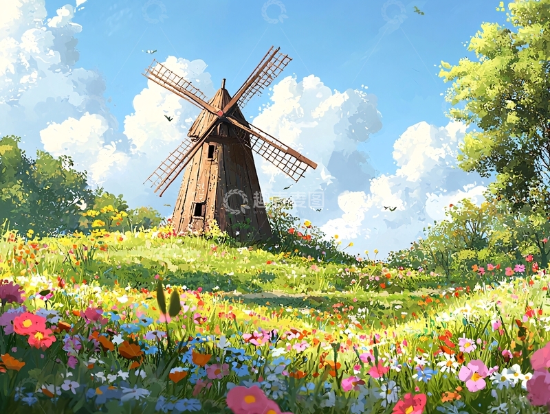 高清大图下载【趣麦麦图】田园风光218