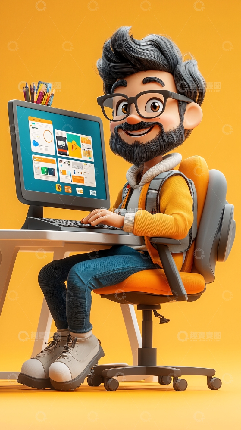 高清大图下载【趣麦麦图】卡通人物61