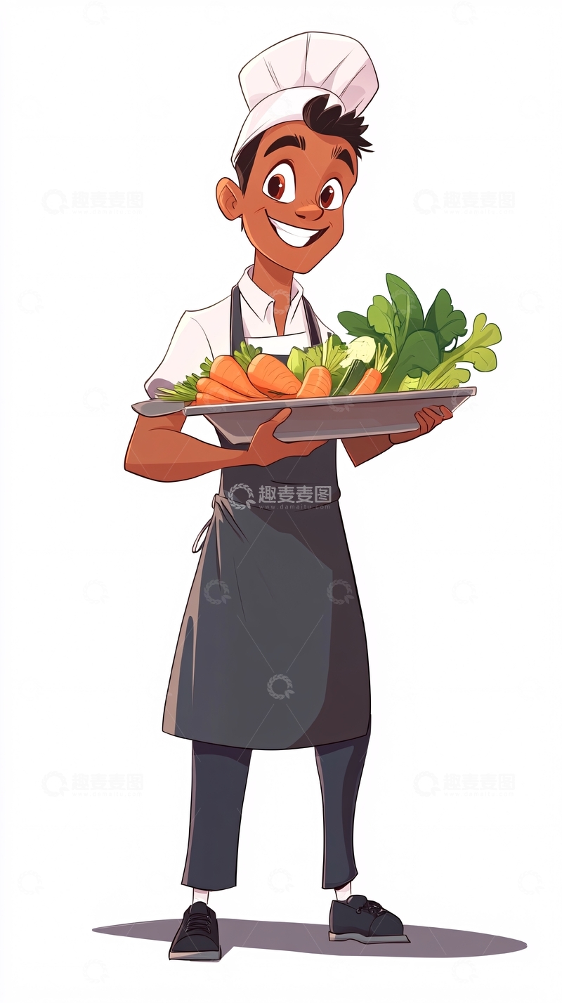 高清大图下载【趣麦麦图】卡通厨师
