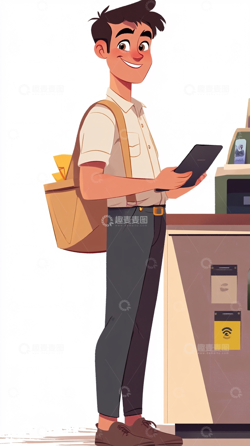 高清大图下载【趣麦麦图】售货员