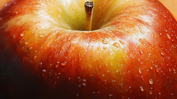 红苹果特写高清图片