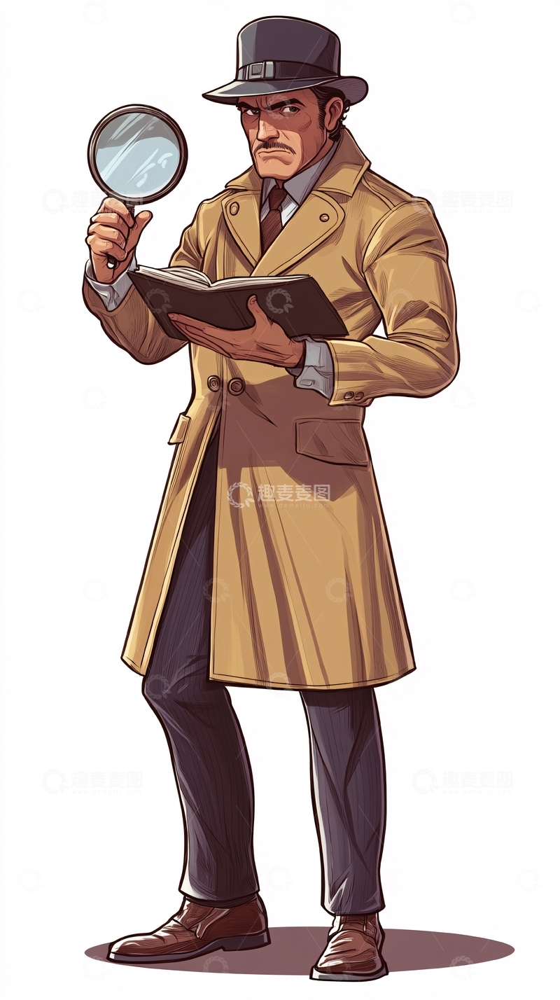 高清大图下载【趣麦麦图】侦探