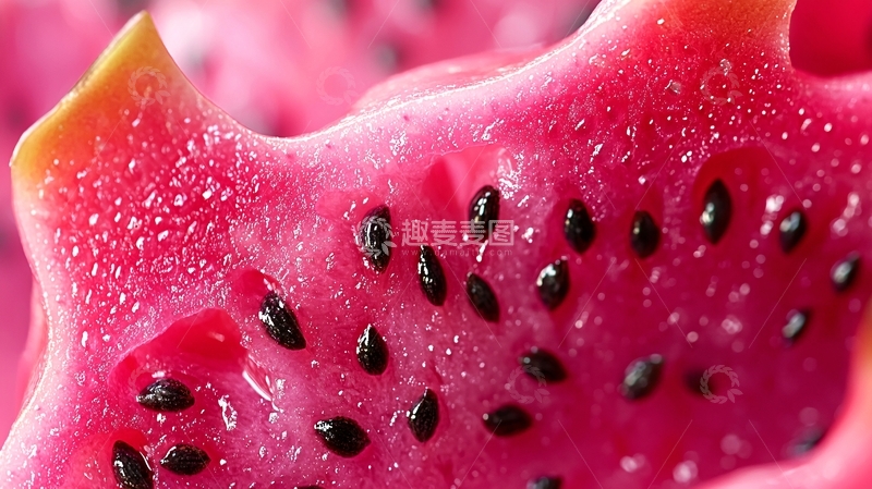 高清大图下载【趣麦麦图】红肉火龙果特写