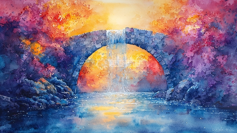 高清大图下载【趣麦麦图】水彩画