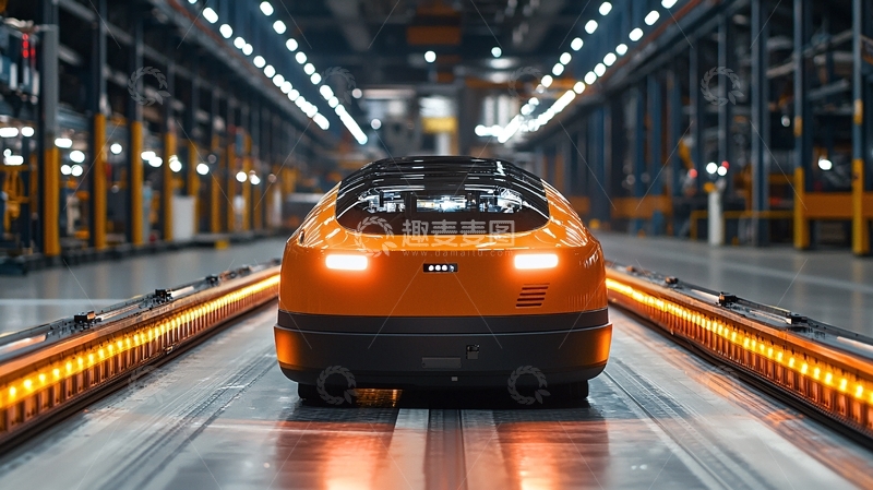 高清大图下载【趣麦麦图】工厂流水线