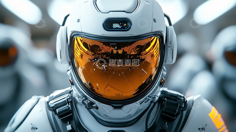 高清大图下载【趣麦麦图】未来宇航员特写