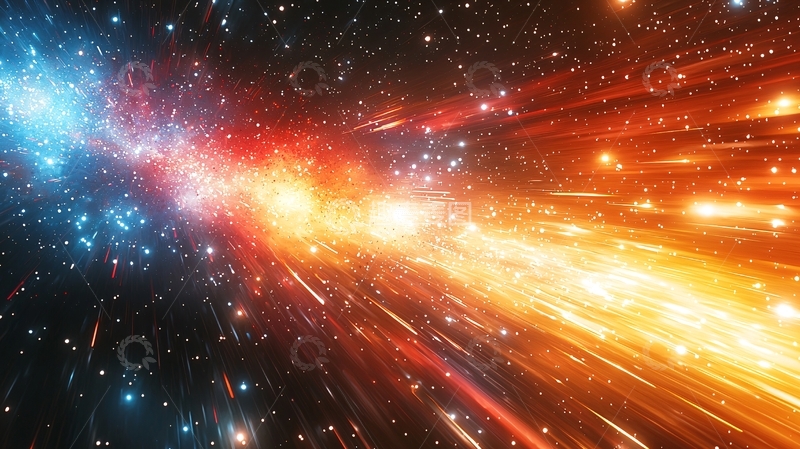 高清大图下载【趣麦麦图】宇宙空间星系碰撞