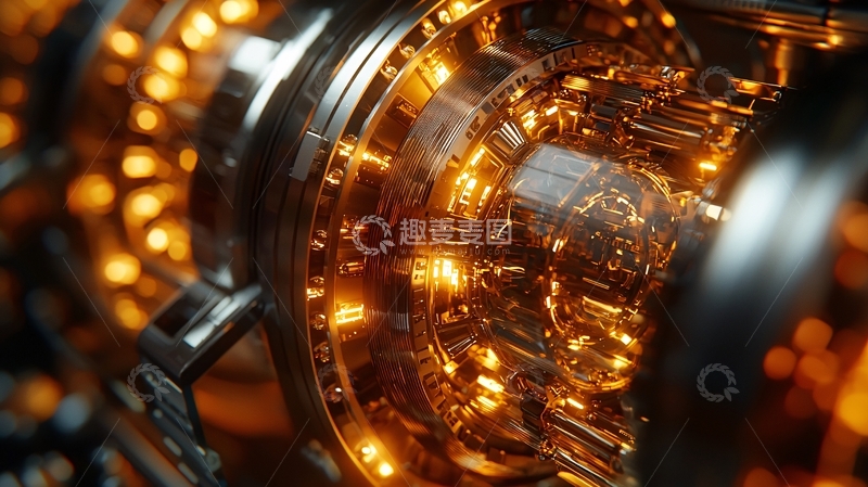 高清大图下载【趣麦麦图】精密机械内部结构