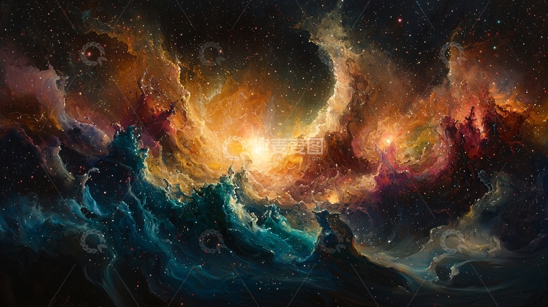 高清大图下载【趣麦麦图】宇宙星云奇观