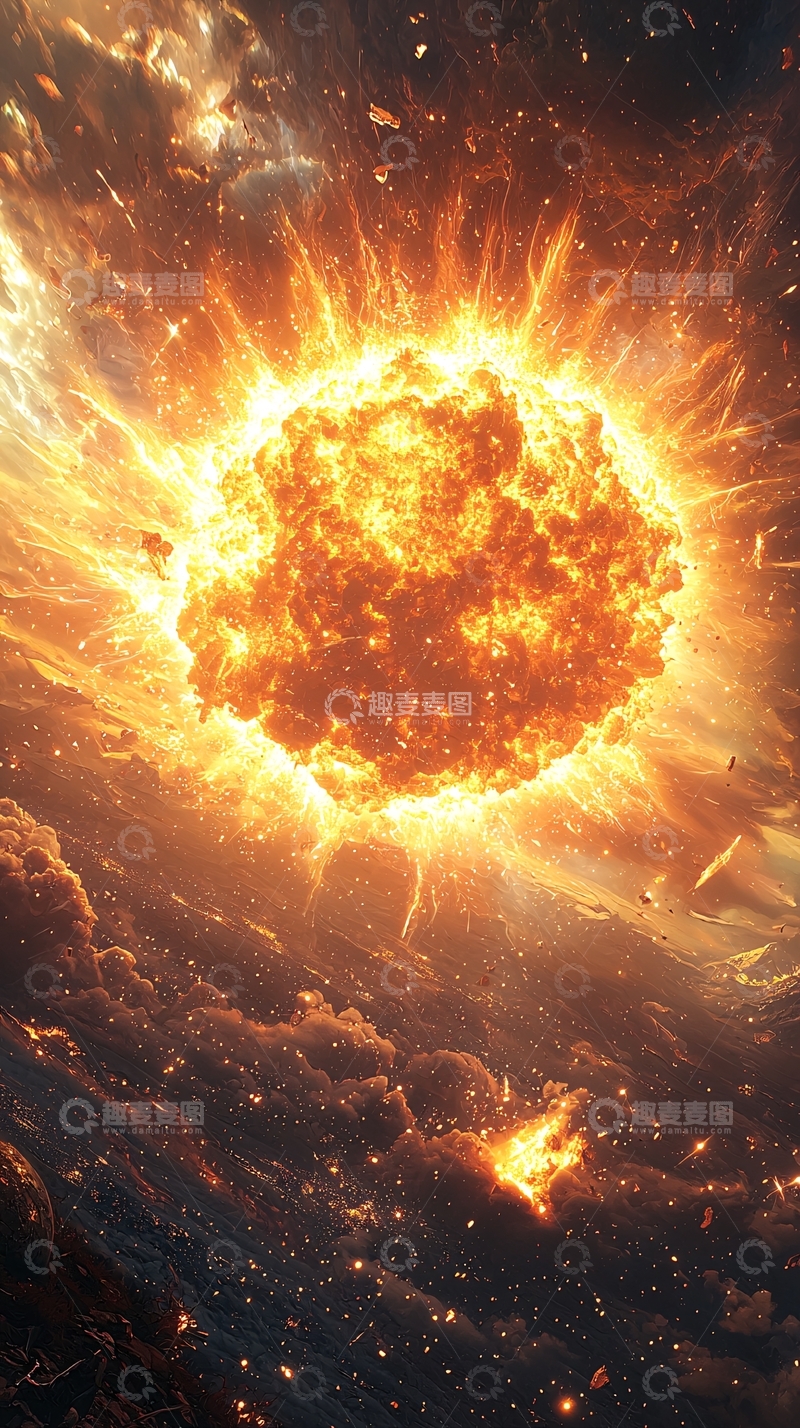 高清大图下载【趣麦麦图】宇宙爆炸