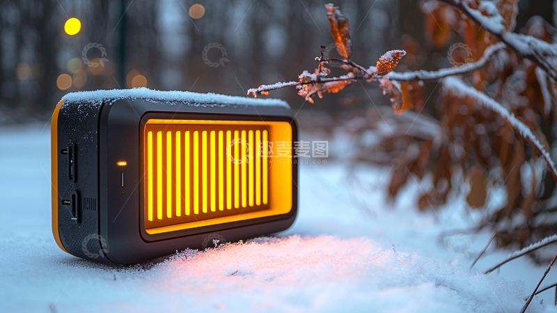 高清大图下载【趣麦麦图】户外便携式取暖器