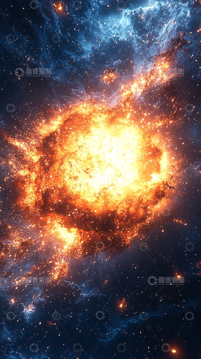 高清大图下载【趣麦麦图】宇宙爆炸