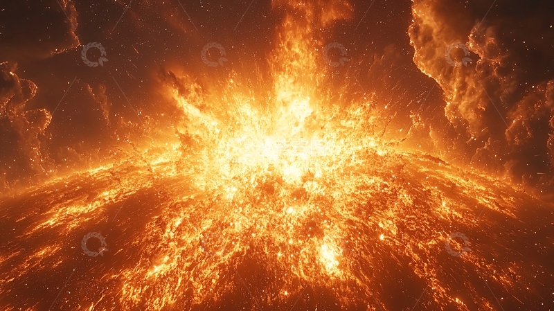 高清大图下载【趣麦麦图】星球爆炸