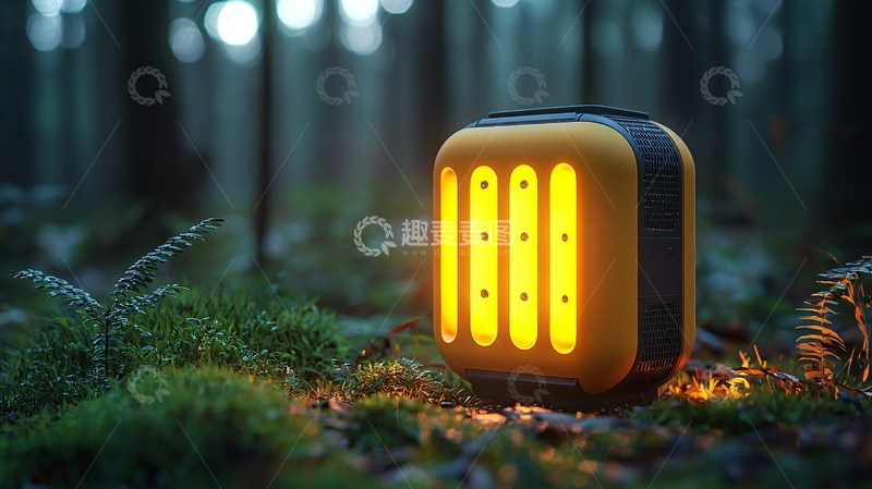 高清大图下载【趣麦麦图】森林夜灯