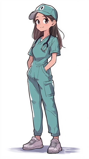卡通护士