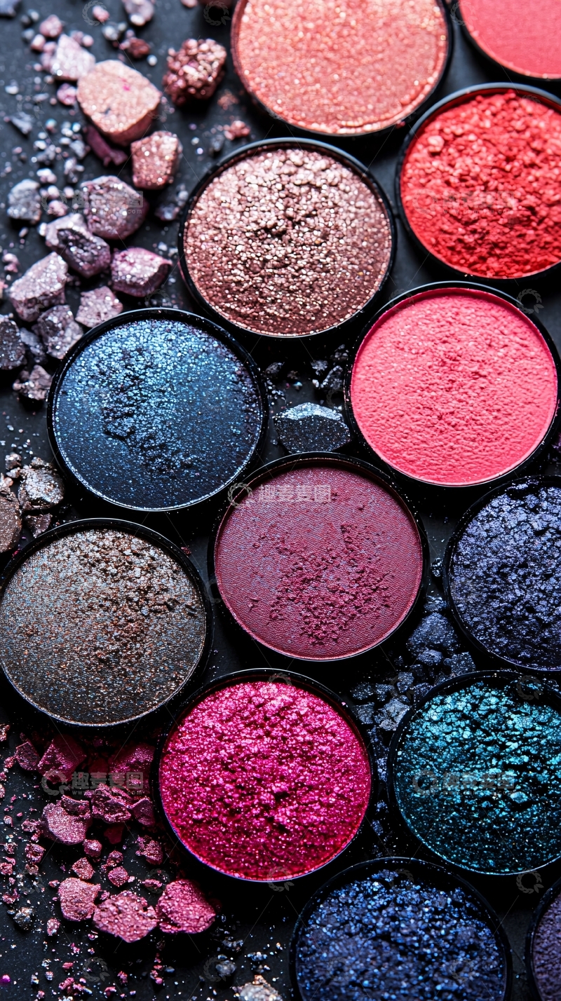 高清大图下载【趣麦麦图】眼影盘特写